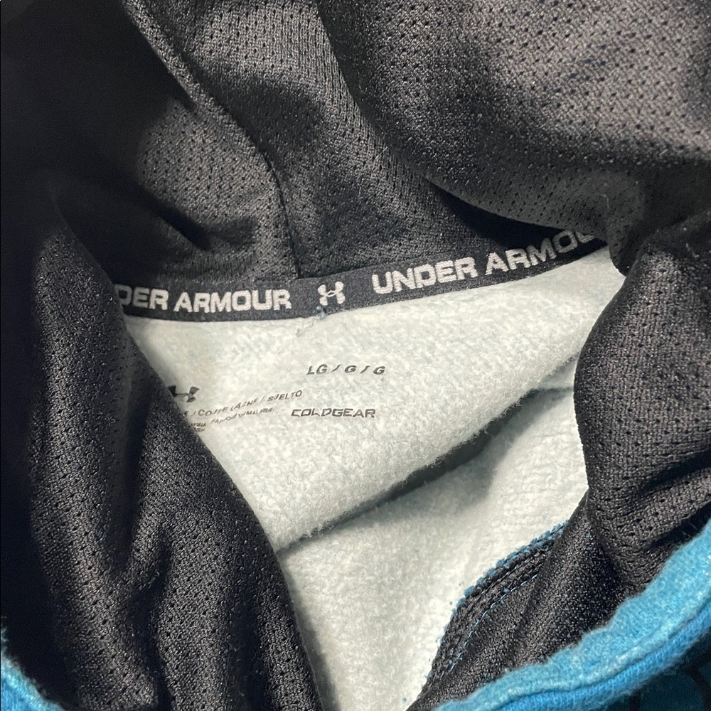 Under Armour Men's Teal Hoodie - Picture 7 of 8